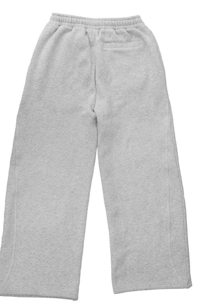 Grey Wide-Leg Sweatpants